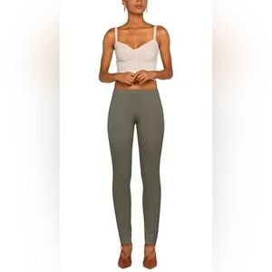 Liviana Conti Elegant Green Pull On Leggings